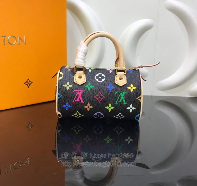 LV女包 M92644 路易威登 三三彩系列 LV包最新款 老經典款 LV手提包 LV手拎包 LV斜挎小包  ydh3001